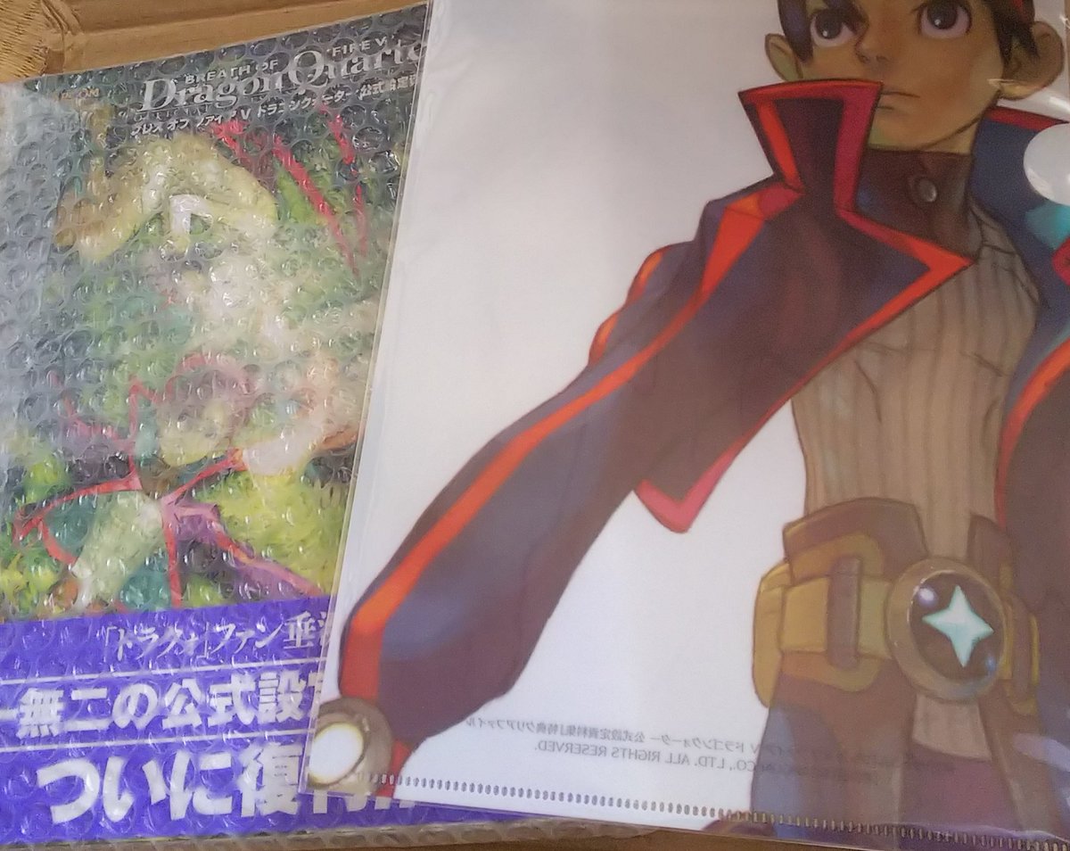 愚者 ブレスオブファイア5 ドラゴンクォーターの復刊版設定資料集届いたー 特典着けてくれるのはありがたい 昨年の吉川達哉展行けなかったのは後悔 復刊 ブレスオブファイア