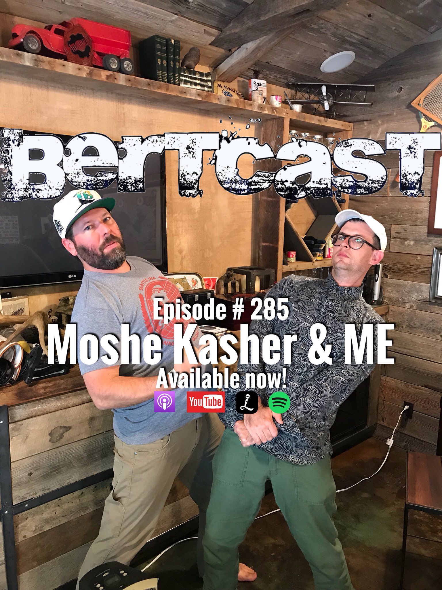 bert kreischer on Twitter "New BERTCAST w/ moshekasher is up NOW