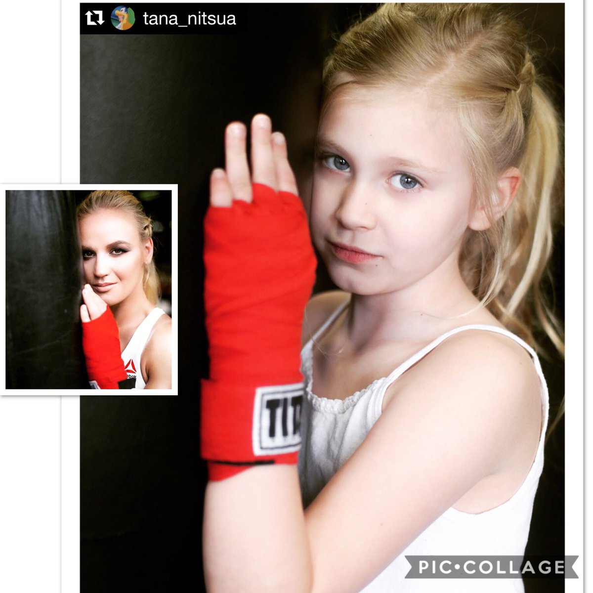 ❤️
#Repost @tana_nitsua with <a href="/get_repost/">Repost</a>
・・・
Hey <a href="/bulletvalentina/">Valentina The Bullet Shevchenko</a> you have a mini! My niece, who is also named Valentina, loves UFC and started taking boxing lessons a few months ago. She’s Bullet Valentina II. #bulletvalentina #strongwomen