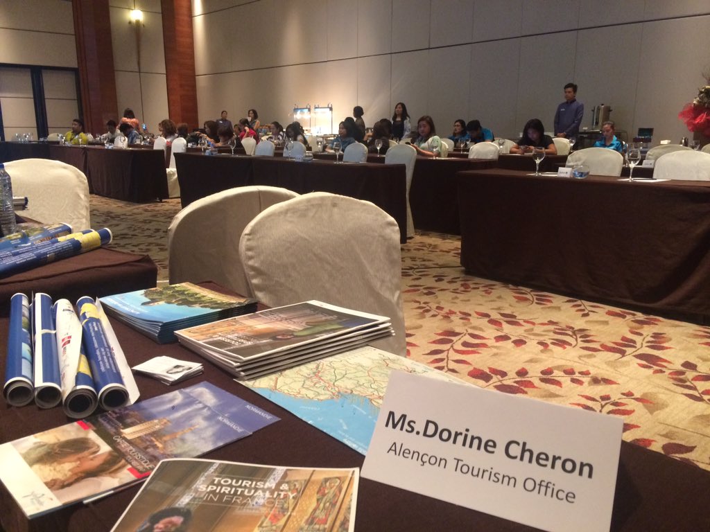 Dernier workshop du démarchage ASEAN a #cebu plus de 40 To présents pour la présentation! #spiritualfrance #visitalencon #normandy