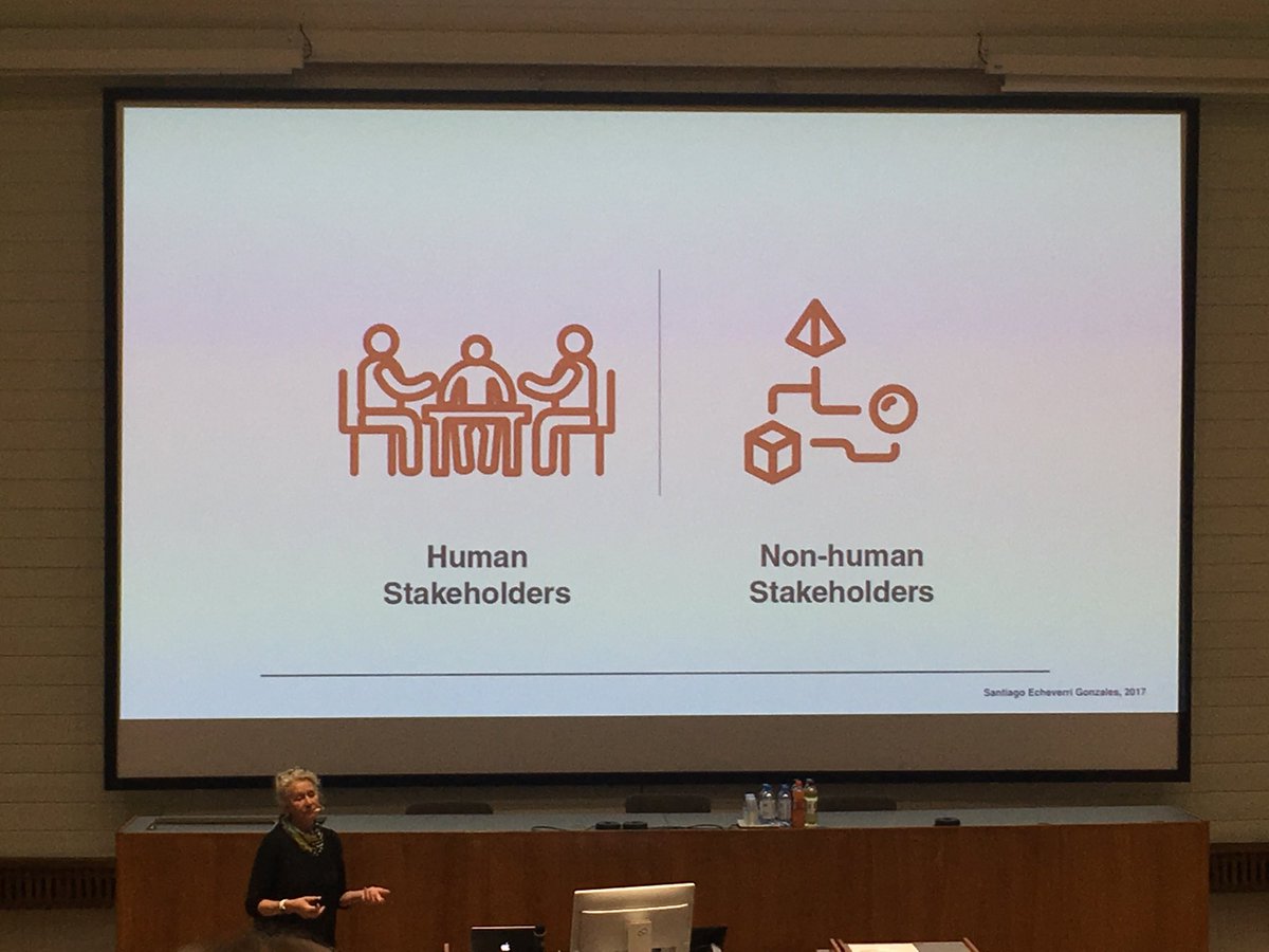 mariaup's tweet photo. Non-human stakeholders (wheel chair, AI, IoT) as part of the service design project! By Birgit Magee #hkisdnc18 https://t.co/ZtIOrEcWq9
