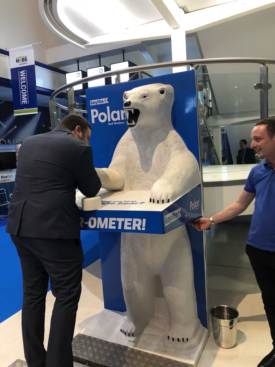 SDerbysBAS's tweet photo. @Keylite polar bear will be at tomorrow’s #SwadJobsFair to promote opportunities and help inform your future #SDCareers! https://t.co/JjA2PKEUlv