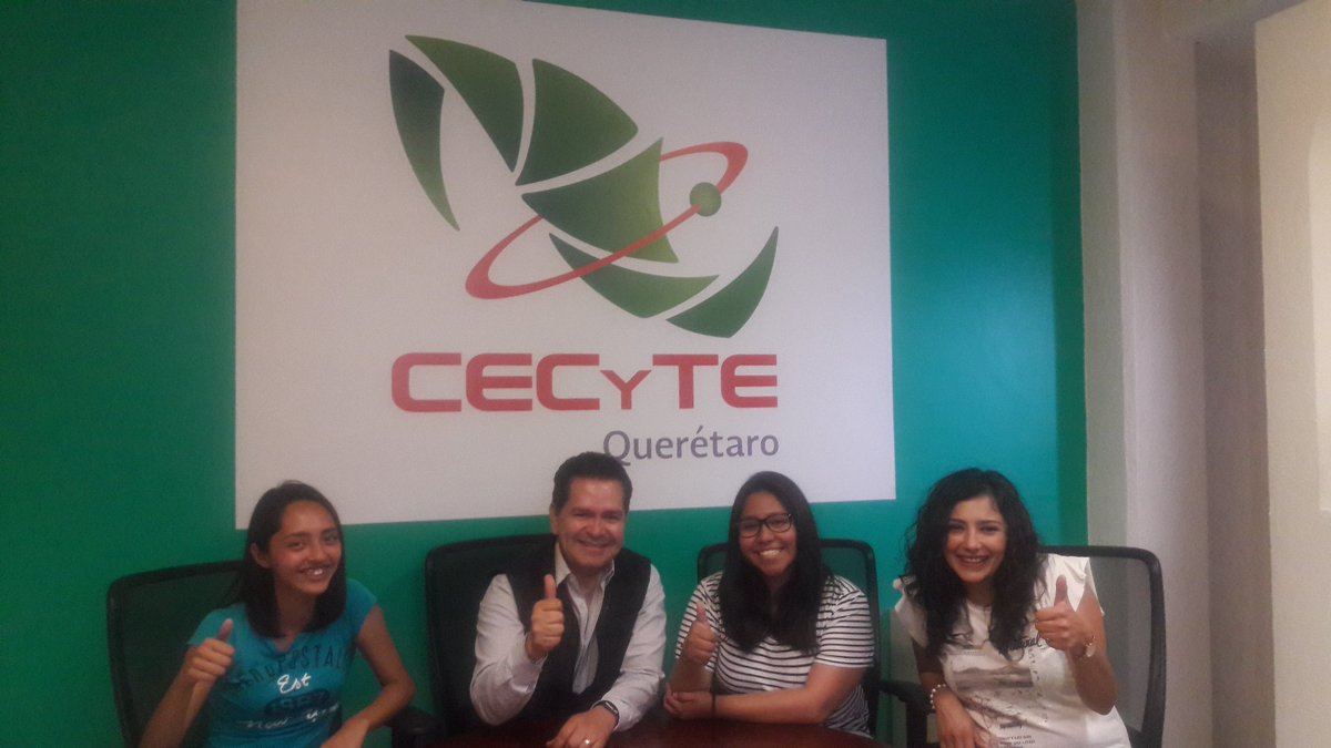 ferpantoja's tweet photo. Les deseo mucho éxito a nuestras alumnas del Plantel Corregidora y a su asesora, que esté día viajan rumbo a Bélgica a exponer proyecto.#EMS https://t.co/WJDgaZM9lm