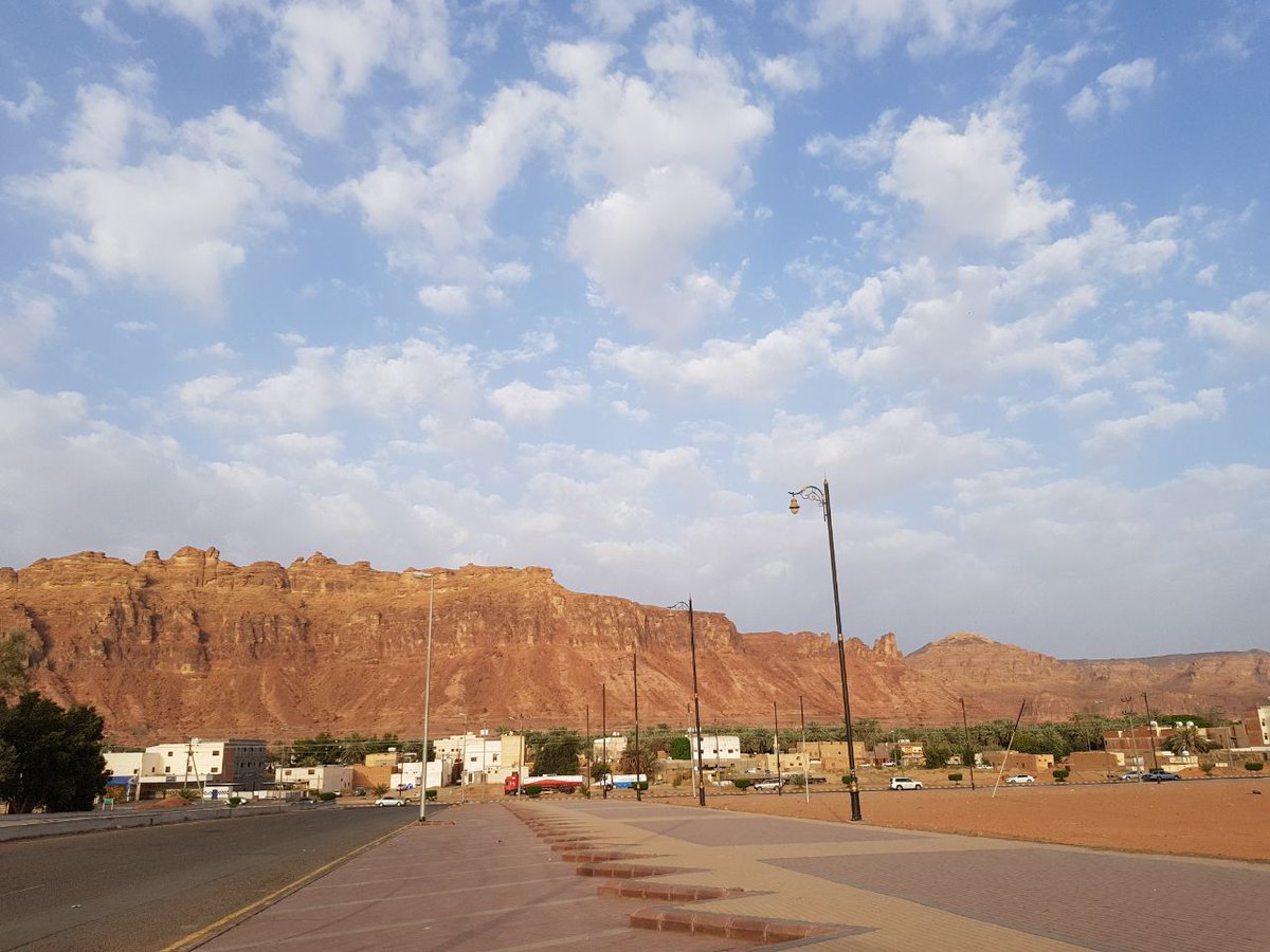 الحرارة في العلا درجة أقل درجة