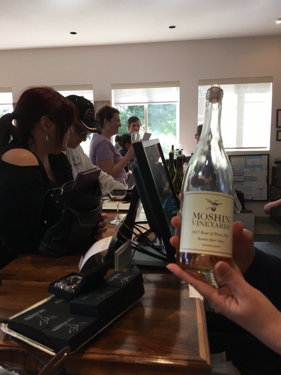 Went to <a href="/moshinvineyards/">Moshin Vineyards</a> the other day and tasted their new Rosé. Really good. Delicate honey flavors on the midpalate. I bought this bottle to take home with me.🍷