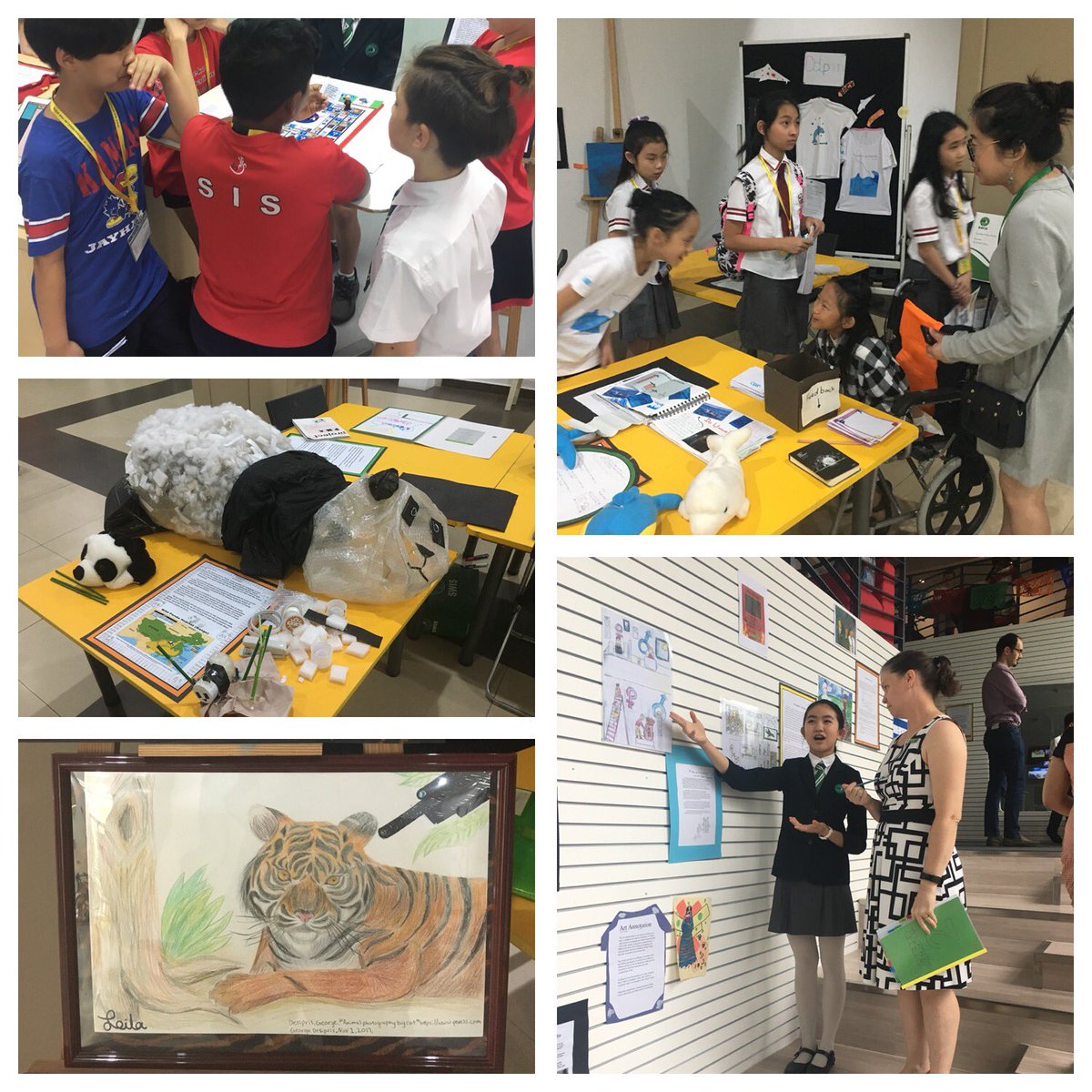N_L_Campbell's tweet photo. Our 1st #SWISroc #PYPx session is done for the day. The students did well expressing their issue through the arts. We had art, TEDtalks, plays, rock band, singers, rappers, dancers, photographers &amp; much more. Thanks for coming @lrcedo and @estaffordPYP @SWIS_G5 @ibpyp https://t.co/9NctdG6Ruo