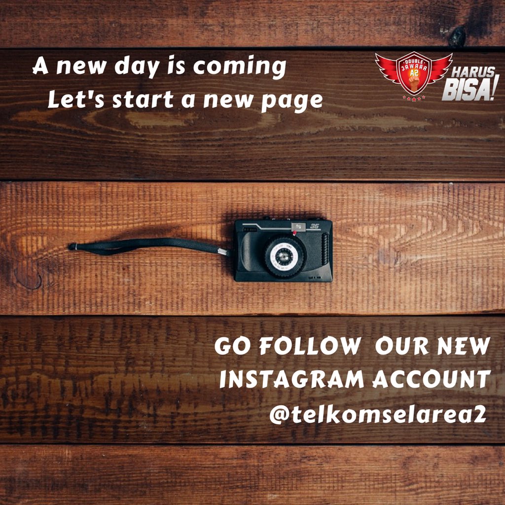 Go follow our new instagram account <a href="/telkomselarea2/">Telkomsel Area 2</a> 🙏🏻🙏🏻🙏🏻