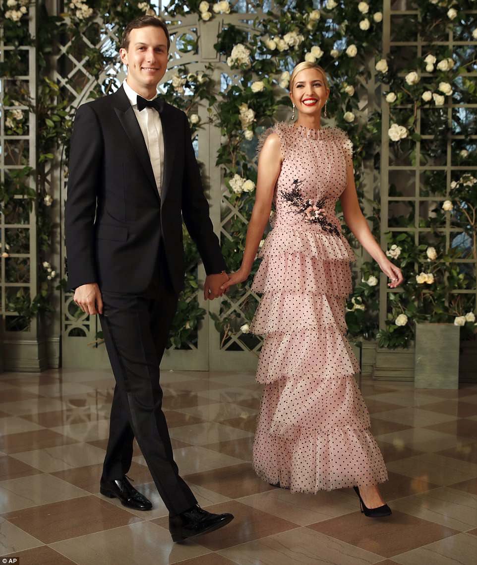 marypatriott's tweet photo. It’s really nice.. #Ivankasgown #majorunderstatement #tresbelle #StateDinner #MAGA🇺🇸 #MFGA #tcot https://t.co/xmajDyrIfr