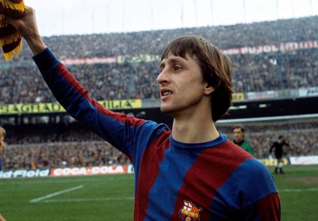 barcacentre's tweet photo. On this day in 1947, a legend was born that revolutionized Barça. He won the Ballon d'Or 3 times as a player and changed football as a coach.

You're always in our hearts Johan Cruyff! 🔵🔴 https://t.co/pKXBh9Lu43