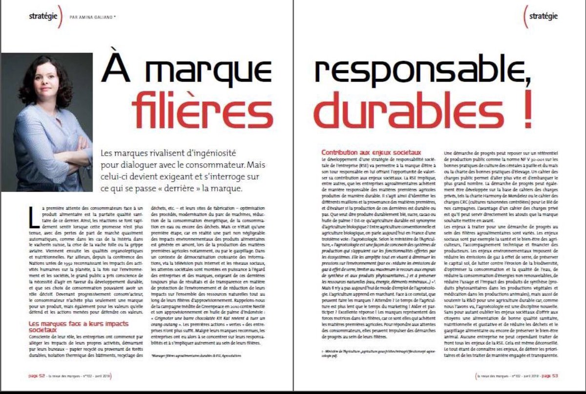 agrosolutions's tweet photo. La #RSE implique, entre autres, que les entreprises #agroalimentaires achètent de manière responsable des matières 1eres agricoles produites de manière durable ! Parlons-en !  #SustainableSourcing 👉 interview de @AminaGaliano cabinet @agrosolutions @InVivoGroup @BiolineByInVivo https://t.co/glHLNGPN9M