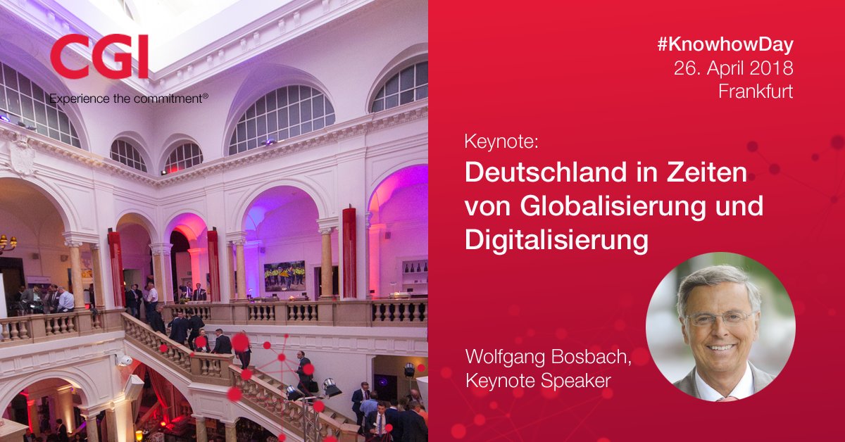 CGI_DE's tweet photo. Ob #Robotics, #Cloud, #Security oder #Agility – mit unserem Know-how Day geben wir Ihnen morgen eine Plattform, um Wissen branchenübergreifend zu teilen und voneinander zu lernen. Wir freuen uns auf Sie! #KnowhowDay #CGI https://t.co/cGkYUQv5m6 https://t.co/hLCJnFvKP6