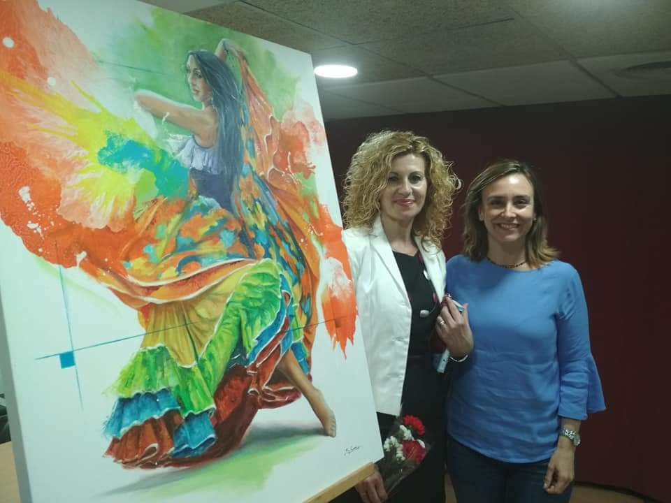 garcipintora's tweet photo. #diadellibro homenaje a #lagitanilladeCervantes, con mi obra #Preciosa en el Centro Social de San Miguel, #santigarciaartgallery #Artistasmurcianos #RRSSARTISTAS https://t.co/QcxaPSttlP