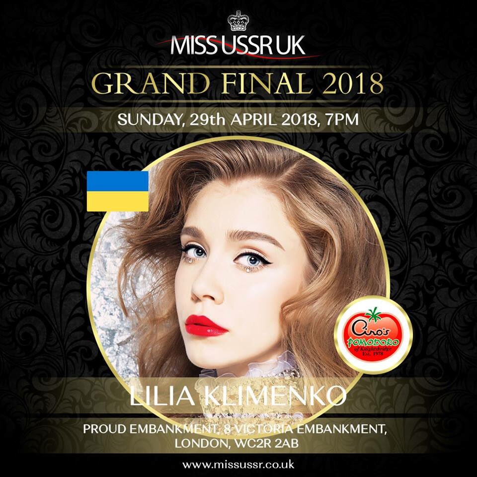 FTVCoin's tweet photo. MISS USSR UK 🇬🇧 👸 Grand Final Gala on 29th of April https://t.co/KdoBbmcDwB