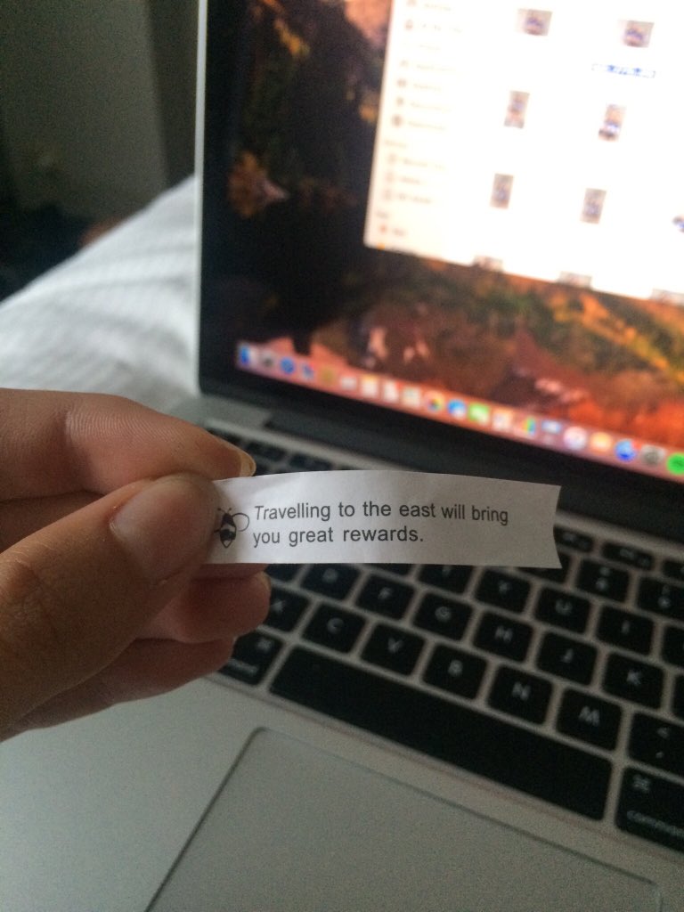 ghtrobot13's tweet photo. @aidbeau Fun fact: I got this fortune cookie in 2016 two weeks before sparkle won worlds https://t.co/Symvzt0GVB