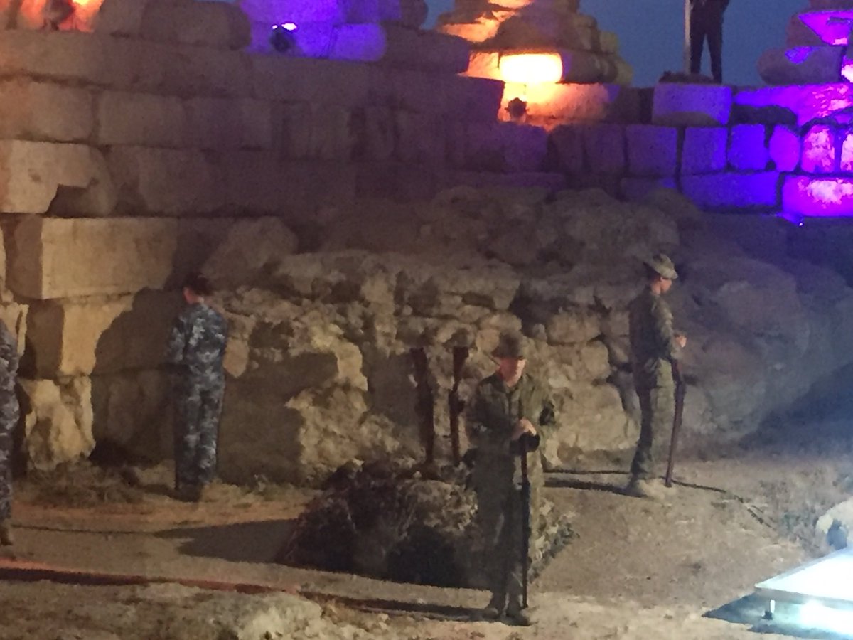 Comd51st's tweet photo. A privilege for @Fighting51st to join partners in Amman Jordon for ANZAC Day #readyandengaged https://t.co/Dxr5t8fzKo