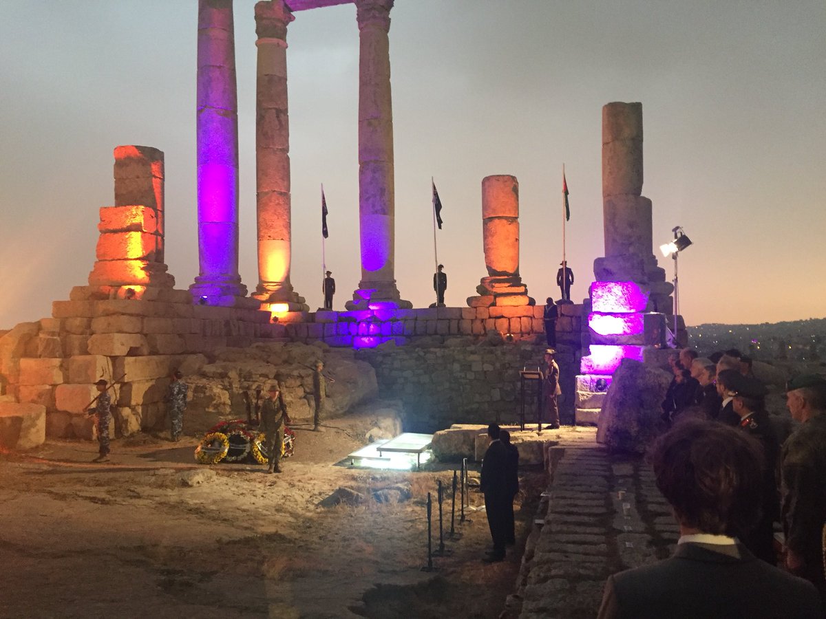 Comd51st's tweet photo. A privilege for @Fighting51st to join partners in Amman Jordon for ANZAC Day #readyandengaged https://t.co/Dxr5t8fzKo