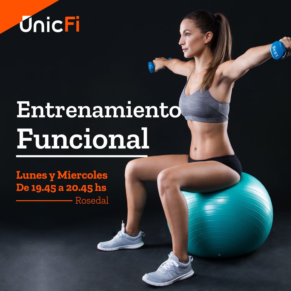 Potencia tu rendimiento! 
Combina aire libre y entrenamiento funcional
Sumate al equipo los días lunes y miércoles de 19.45 a 20.45 hs en el Rosedal
Todas las edades y niveles

Más información en: unicfi.com
Escribinos a: hola@unicfi.com

#EntrenamientoFuncional