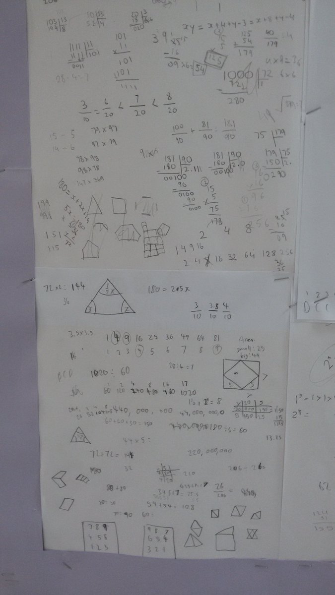 JonONeillMaths's tweet image. Reminder - recycle students rough working from tomorrows #UKMT junior maths challenge into backing for your corridor displays #maths #display @mathsjem show everyone what real mathematical thought looks like...