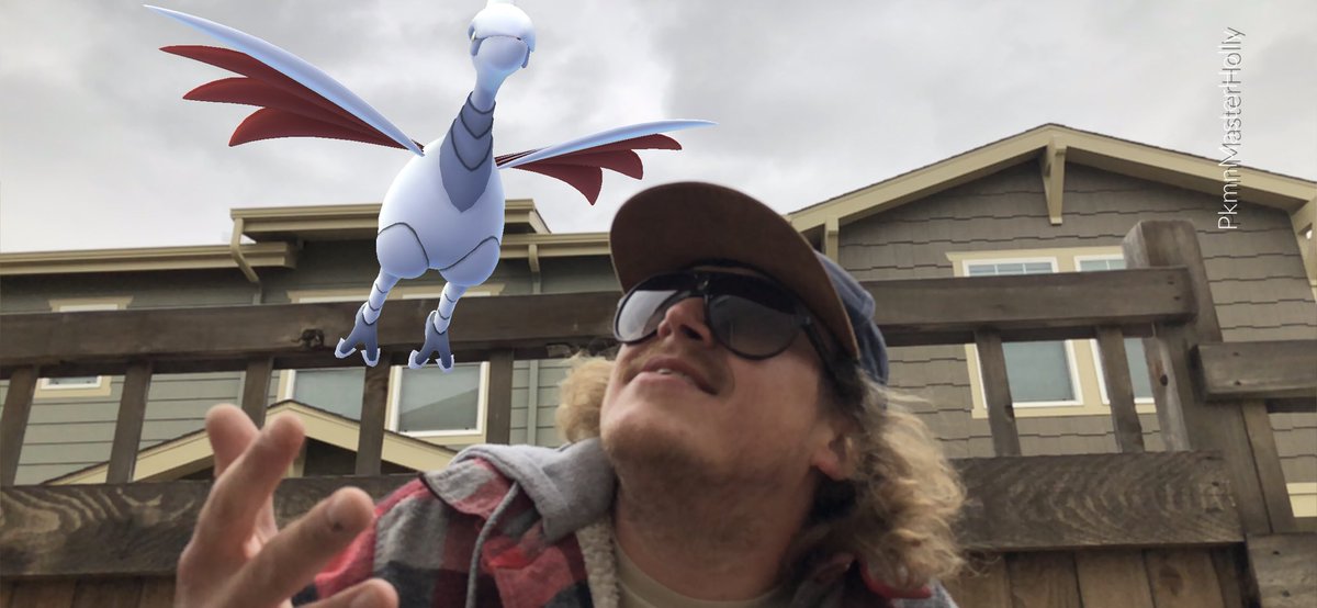 PkmnMasterHolly's tweet image. 📸 #ARPlusMode photos I took while visiting my friend In Denver! Love AR Plus mode so much @PokemonGoApp !!!

#pokemongo