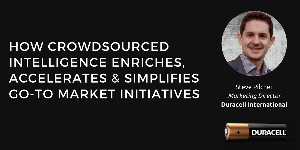 Steve Pilcher of <a href="/Duracell/">Duracell</a> and <a href="/joolzinparis/">Julie Rozek @ Reborn & AQUA4D Water Treatment Tech</a> of @eyeka explaining how Crowdsourced intelligence enriches, accelerates &amp; simplifies Go-To Market initiatives. Amazing session at #MRMW
#newmr #mrx #creativecrowdsourcing #consumerinsights