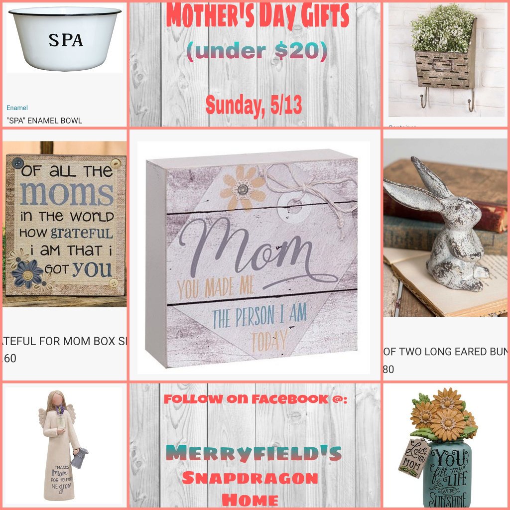 canvas_clean's tweet image. Mother&apos;s Day 5/13
(gifts under $20)

Online flash sale of various home items. Find your treasure!

🔻Shop Now:

snapdragonhome.com/?aff=2588

Just like @TheRock and @RoyalFamily ... do your little ones need a gift for Mommy?