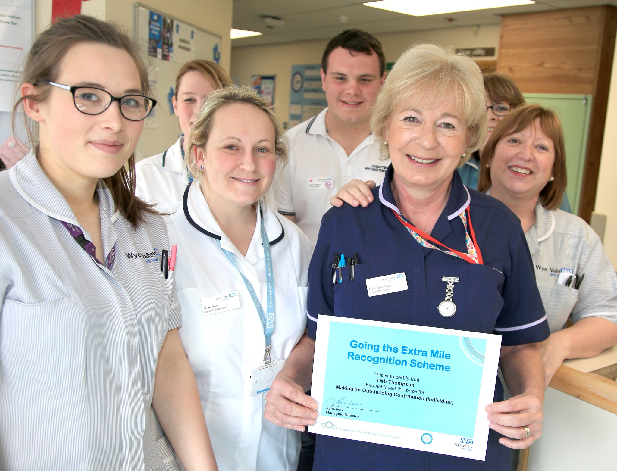 Wye Valley Nhs Trust Pa Twitter Well Done To Deb Junior Sister