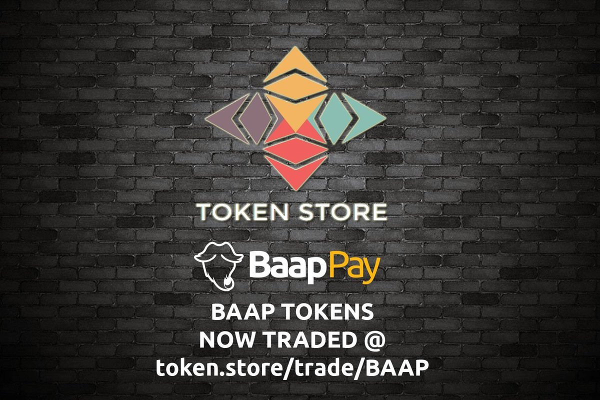 vegwhaaa's tweet photo. Baappay is now trading on tokenstore
#baappay #cryptocurrency #tokenstore
 #ico @BaapPay https://t.co/jWfzP28UJr