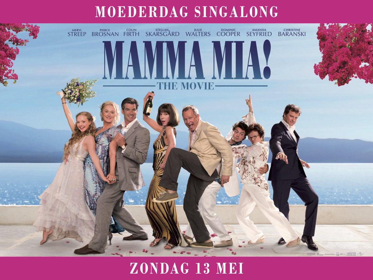Mamma Mia! Sing-along! Op moederdag! Need we say more? bioscopenleiden.nl/Verwacht/Moede…