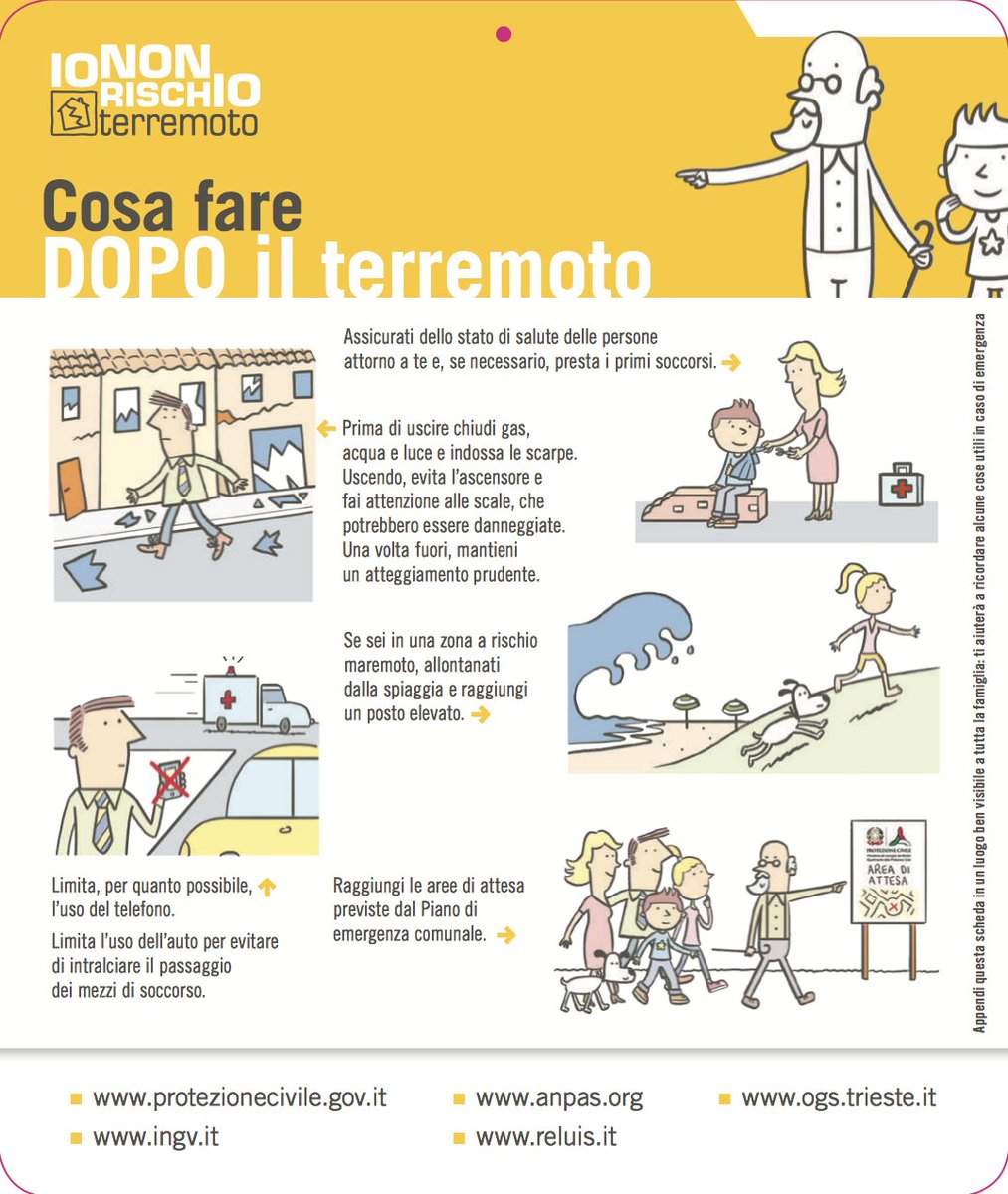 Anpasnazionale's tweet photo. Cosa fare in caso di #terremoto https://t.co/UCmNuDrkKg https://t.co/pPPduMDxzN