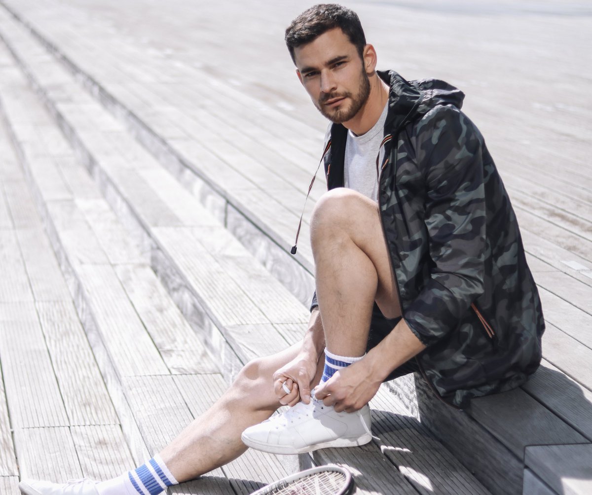 Our new hooded coach jacket by <a href="/julienisnardon/">JI</a> ⚡️
-
📸 : @anthonydehodencq
-
#schott #schotteurope #coachjacket #newcollection #julienisnardon #workout #sport