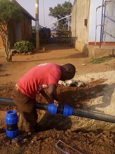#MWEWORKS #GOUWORKS, Central Umbrella of Water and Sanitation Authority replaced the distribution pipeline of Masulita town from 32mm to 90mm to increase and improve water flow in Wakiso district <a href="/min_waterUg/">MINISTRY OF WATER AND ENVIRONMENT 🇺🇬</a> <a href="/DominicKavutse/">Dominic Kavutse</a> <a href="/dwrmug/">DWRM Uganda</a> <a href="/alfayole/">Alfred Okot Okidi</a> <a href="/WSDFUganda/">WSDFUganda</a>