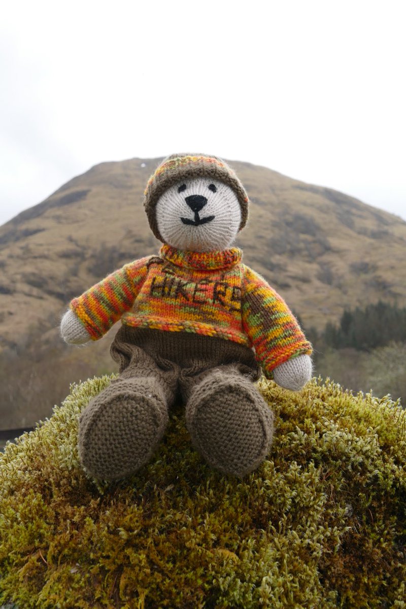 Introducing the newest member of Peaky Hikers. 😁 Beary McBear Face! Crafted by my Fabulous Mum. He'll be featuring in some of our adventures from now on. He might need a more fitting name! What do you think? #adventurebear #hikingbear #travel #backpacking #TravelBlog #McBearface
