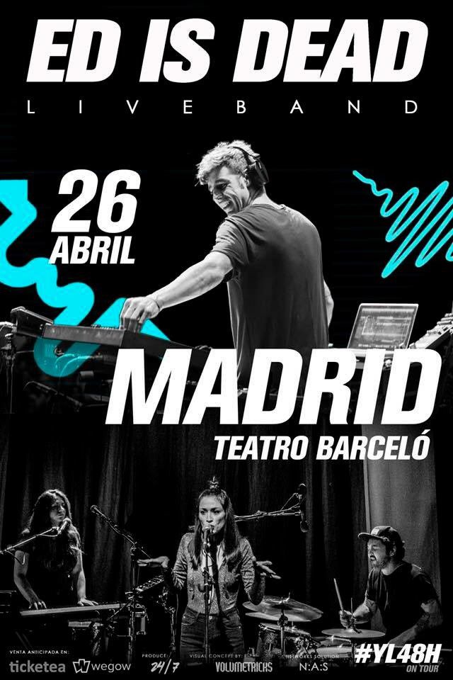 SI LO SUEÑAS FUERTE \\\ \\ \\ \

Muchas ganas de contaros esto... 

Mañana, Jueves 26 a las 20:30h, estaremos en la presentación de #YL48H, la última maravilla del puto Ed is Dead. ¿Os imagináis que subimos a tocar en un par de temas? 

No tenéis excusa, allí os vemos!