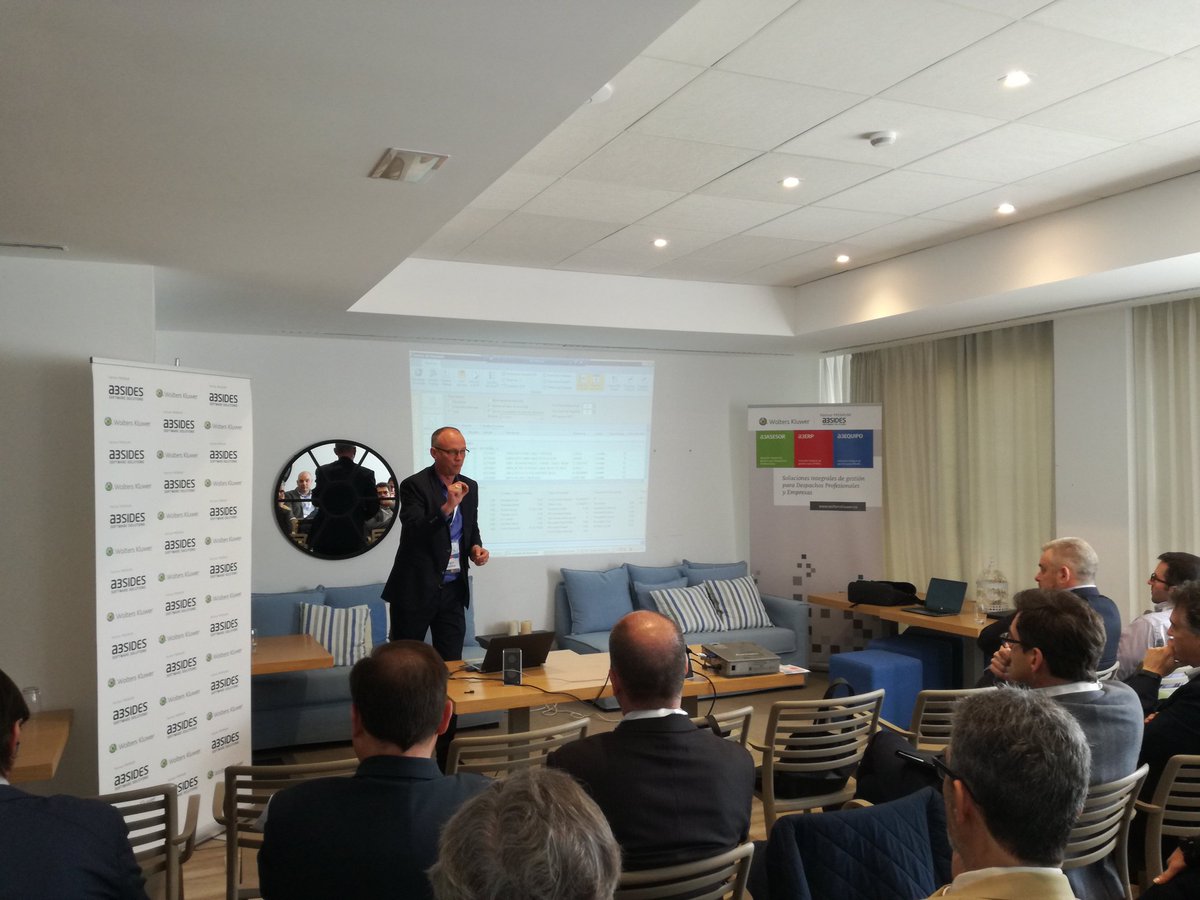a3sides's tweet image. Presentando el módulo GDA para #a3erp con Sergio Gozalbo y @a3sides en nuestra I Jornada Comercial