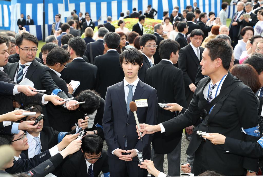 spring garden party Yuzuru Hanyu