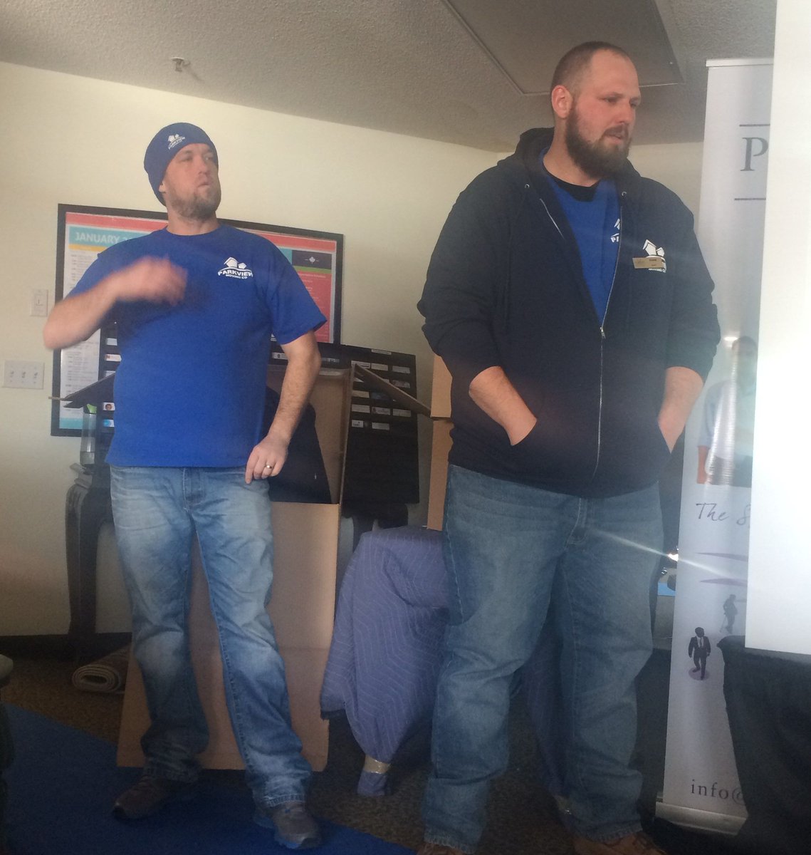 The owners of Parkview Moving, John and Shaw, have combined experience of over 40 years of moving experience. They are often on the trucks, training and helping the crews maintain the level of quality you come to expect from us.