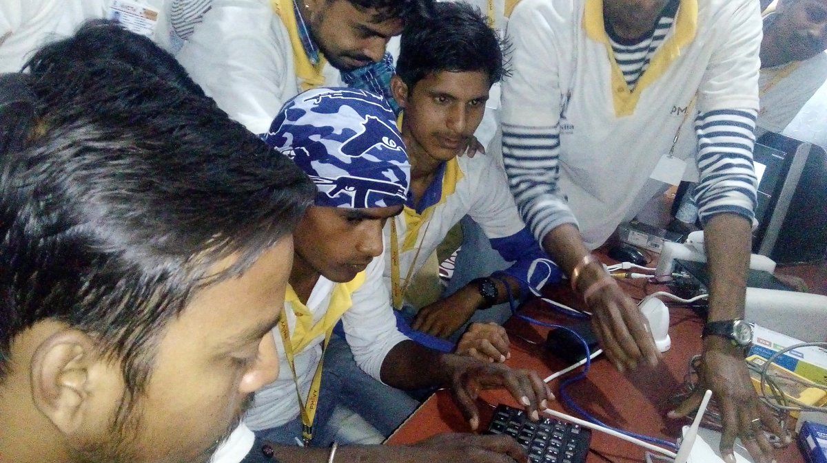 IcteLucknow's tweet photo. Our CCTV Installation Technician Students doing IP Camera Practicals at @IcteLucknow @ictelko @MSDESkillIndia @NSDCINDIA @FollowESSCI @PMOIndia @dpradhanbjp @AnantkumarH @myogiadityanath #Skill4Jobs https://t.co/m0TIIbD0io