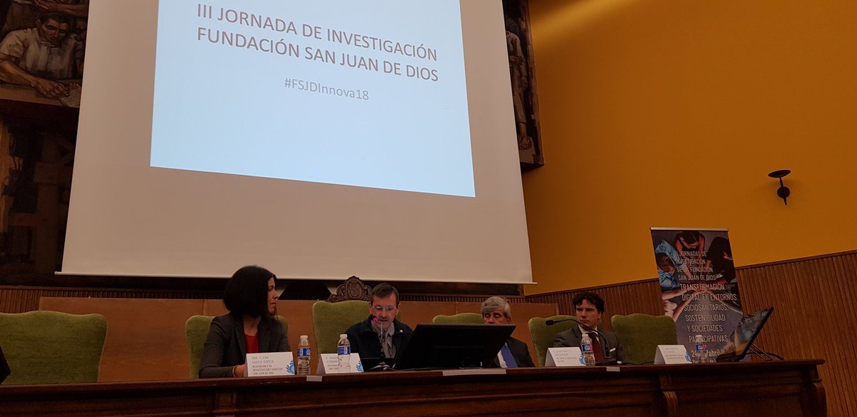 MiguelDlaCamara's tweet image. Habrá que visibilizar la importancia de Elena García (@FundSJDInvest) en este evento #FSJDInnova18 

Una profesional de la #Fisioterapia implicada en el diseño de #Innovación e #Investigación en #Salud 
Es #AgentesdelCambio

#Mujeres visibles