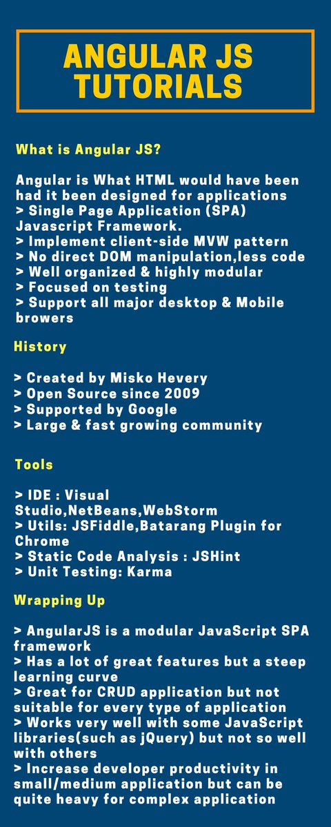 bytesonline's tweet image. Understand #Angular_JS Step-By-Step :- goo.gl/LdZtGR
#AngularJs_Tutorials_For_Beginners
