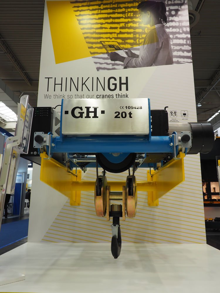 ghcranes's tweet image. Presentamos el nuevo polipasto regenerativo y el "Twin hoist" un polipasto de 200Tn capacidad. visitanos en CeMAT, Hall 024, Stand C47 #CeMAT18”. #BasqueIndustry40 #HM18