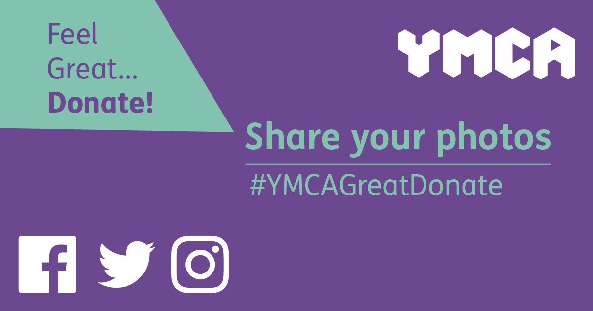 Why not join in with our YMCA Great Donate by bringing YMCA shops the things they don’t use. We can take just about anything to help us make a bigger impact in the communities that YMCA serves.
Take a picture of you donating and then post on hashtag #YMCAGreatDonate.