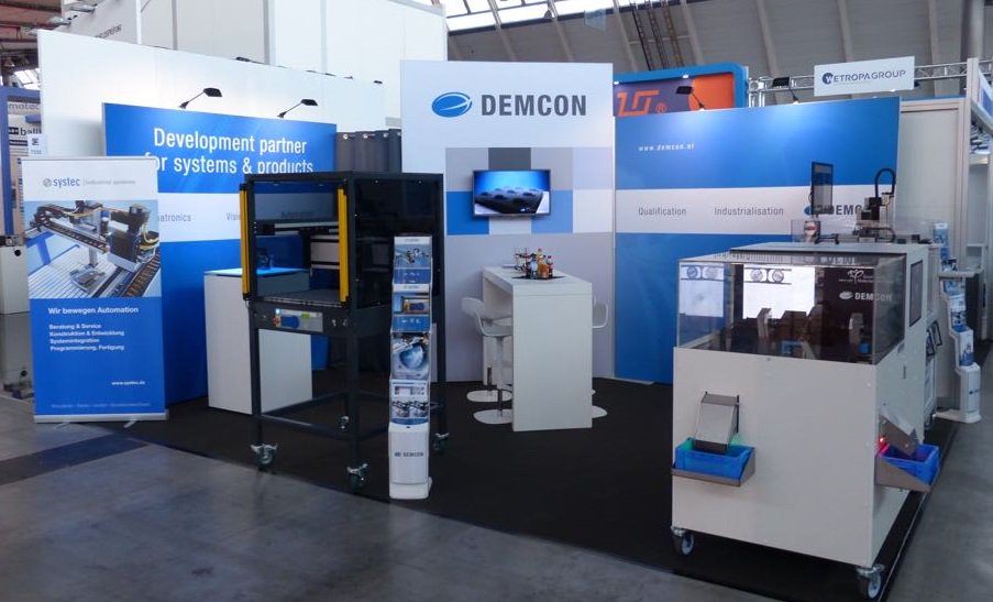 DEMCON's tweet image. Dag 2 van de Control Messe in #Stuttgart is van start. We staan nog tot en met vrijdag samen met @systec_gmbh in hal 7 op stand 7332. We ontmoeten u graag! #controlmesse #industrialsystems