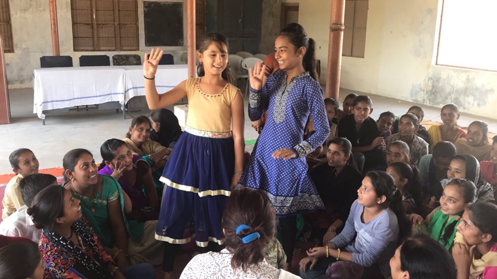 abhisheksinghDP's tweet photo. #Empowered #Adolescent girls like Anjali and Yashvi who are part of #Grils group aspiring for a better future with support from @UNICEFIndia and partners like #MGPatel Sarvodaya Kendra. #BeTheChange #SheTheFuture #poshanShakti https://t.co/uADz1F7UWG