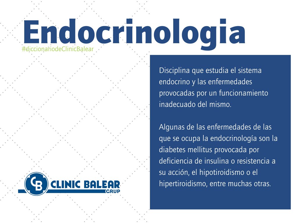 clinicbalear's tweet photo. ¿En qué consiste la especialidad de la Endocrinología? 🤔 

#saludmallorca #médicosmallorca #sanidadprivadamallorca #médicosprivadosmallorca https://t.co/2rh1Oy9FbF