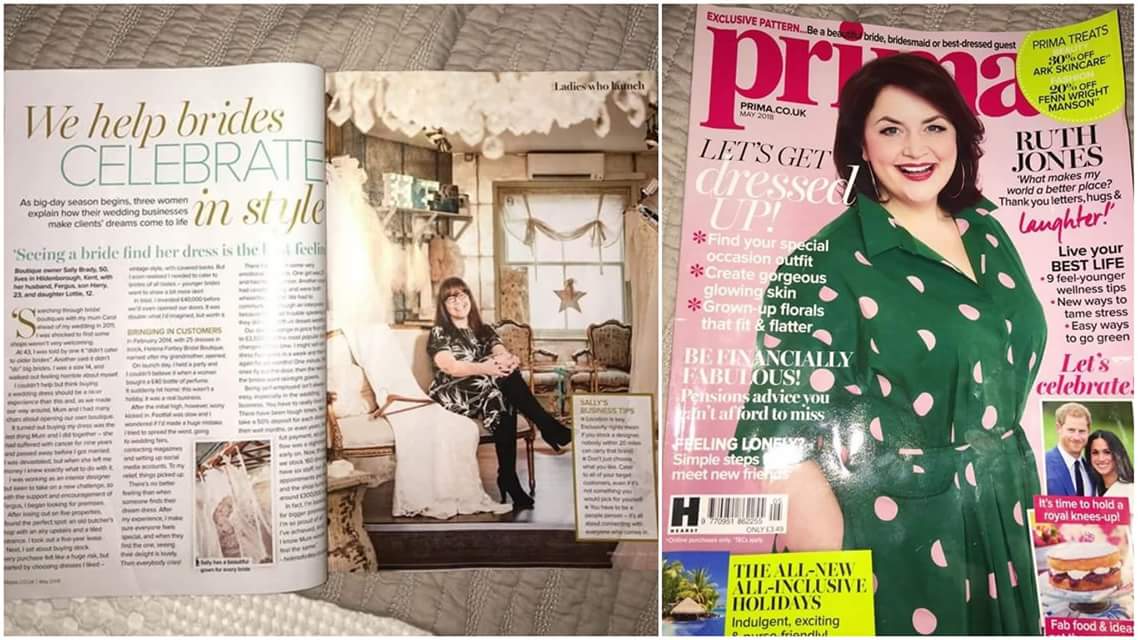 Look who we've spotted in this month's <a href="/PrimaMag/">Prima Magazine</a>. It's Sally from <a href="/HelenaFortley/">Helena Fortley</a> sharing her top #wedding dress tips! 😍
#CaterhamValley