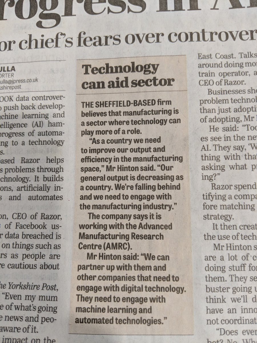 Digital meets manufacturing - but what impact Facebook?