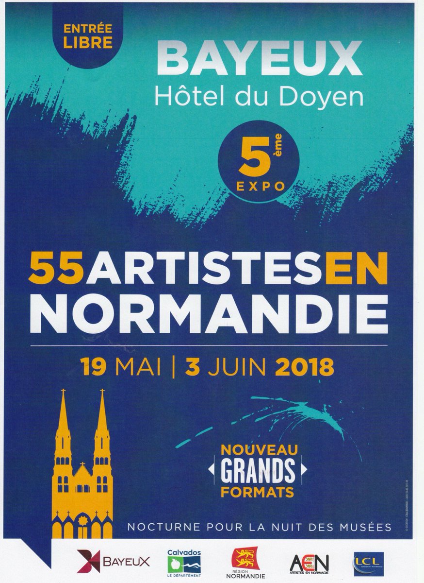 lesmiscellanees's tweet photo. Exposition Bayeux du19 mai au 3 Juin Hôtel du Doyen https://t.co/WU6te44NRJ