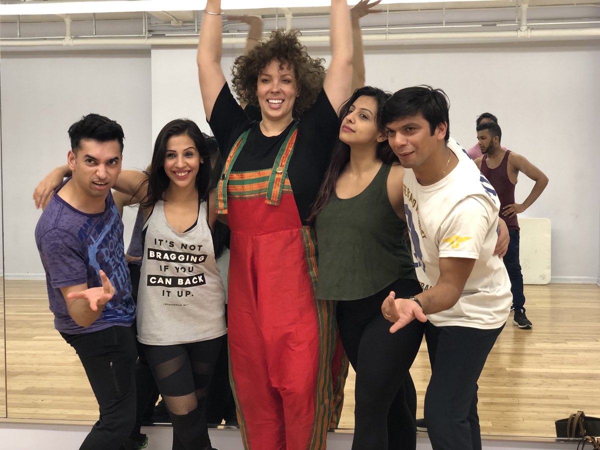 Thank you <a href="/BollywoodFunk/">Bollywood Funk NYC</a> for the fab @Bollywhack workshop and hang time! 😍 #bollywhack #bollywoodfunk