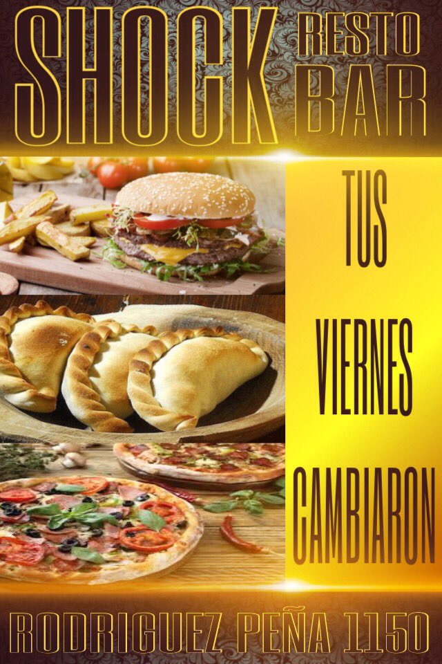 eduarias_rrpp's tweet photo. VIERNES #Predance . Donde? Rodríguez Peña 1150, Recoleta Podrás disfrutar de nuestras sabrosas 🍕pizzas, hamburguesas, Papas fritas, empanadas y aprovechar de nuestro happy hour de 20 a 23hs
Performances, show y el mejor ambiente para q disfrutes con tu gente. @ShockBarBsAs https://t.co/qITvtkfTIm