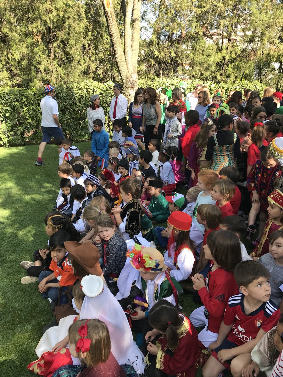 HeadBesaTurkey's tweet photo. All the he colors of our school community. The different places we call home celebrated at International Day @The_IPC @The_IMYC @COBISorg @iapsuk @The_IEYC https://t.co/DwJVvImTYB